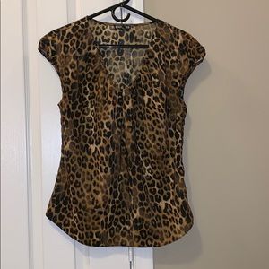 LAST CHANCE Leopard Animal Print Blouse